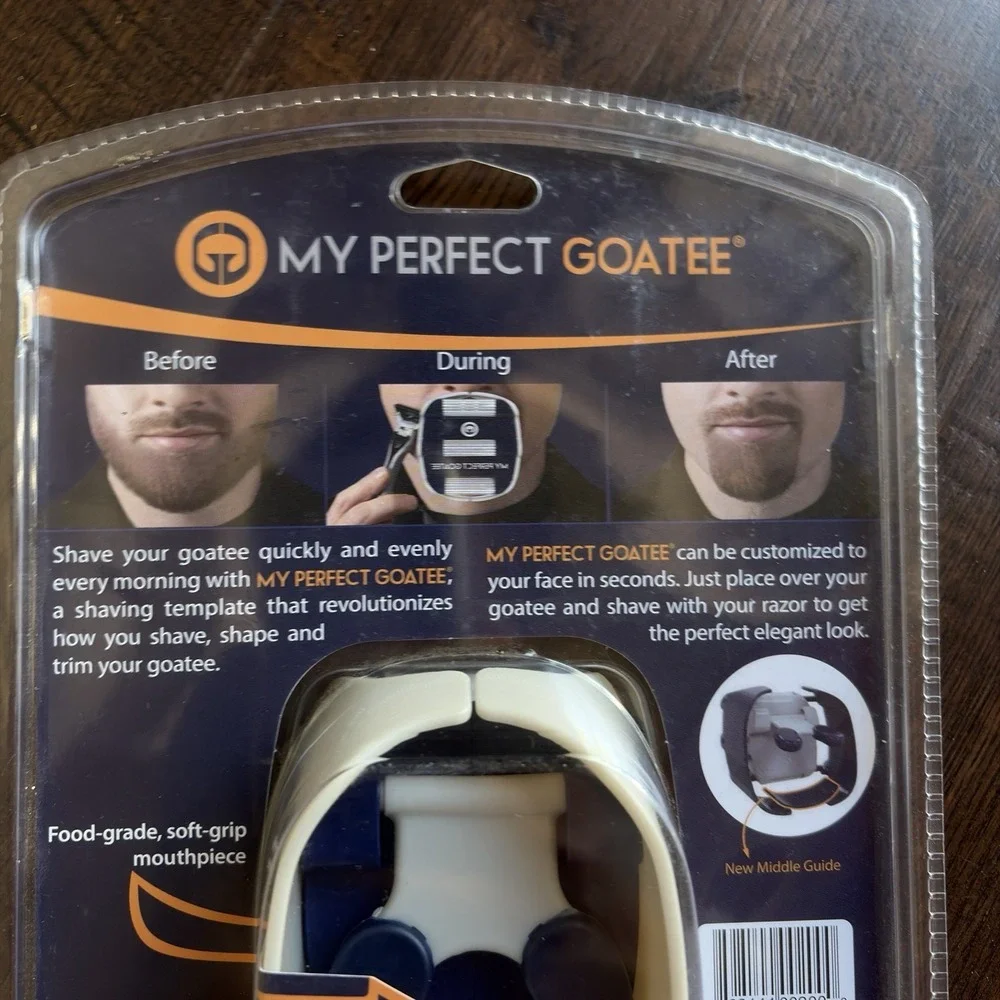 My Perfect Goatee® Shaving Template - Create a Perfectly Assorted Sizes New